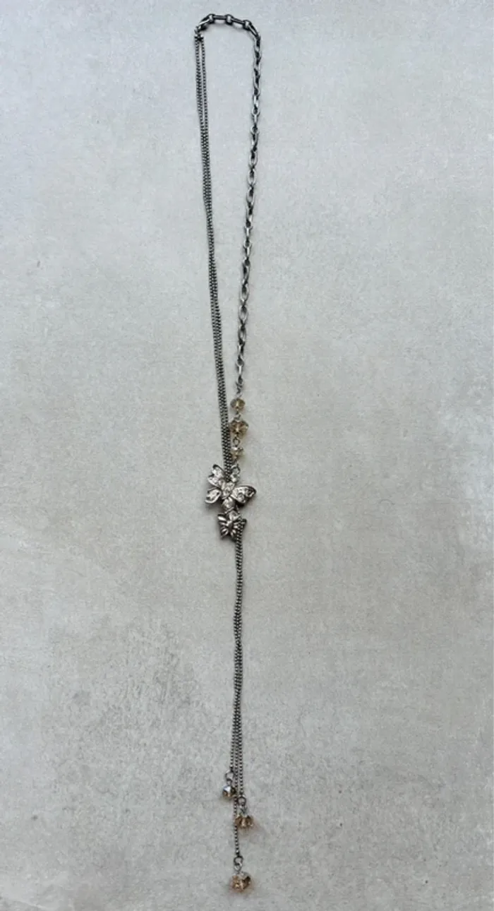 Magnifique collier sautoir papillon - photo numéro 2