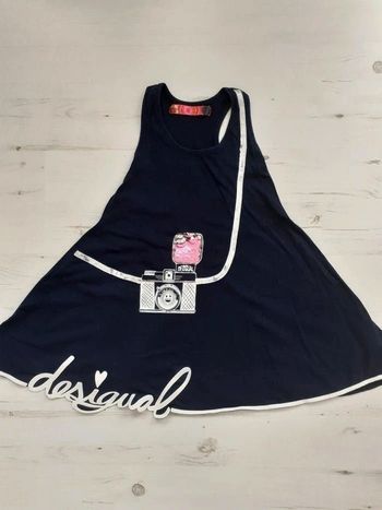 Robe fille été bleu marine 5 ans / 6 ans Desigual