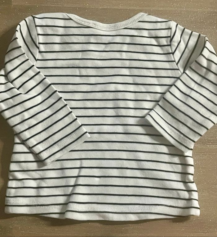 TEE shirt marinière ml IKKS - photo numéro 6