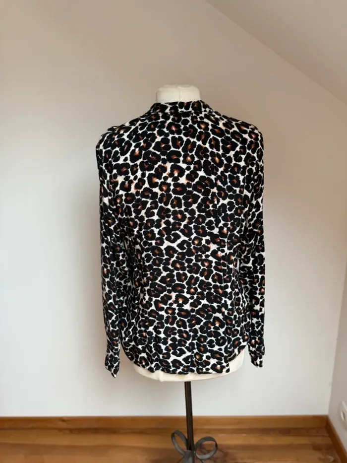 Superbe chemise blouse léopard en viscose Etam 🌸 44 - photo numéro 5