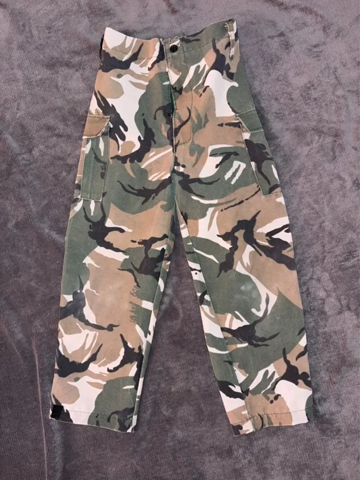 Déguisement commando camouflage garçon taille 8 ans en très bon état - photo numéro 8