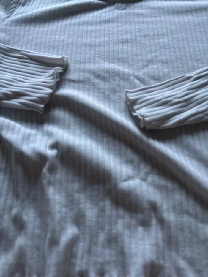 Lot de 3 t shirt à longue manche blanc - photo numéro 7
