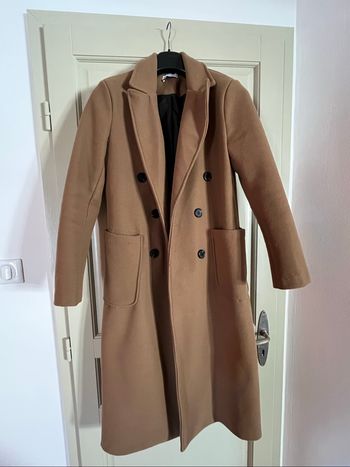 Manteau long, camel (Salsa)