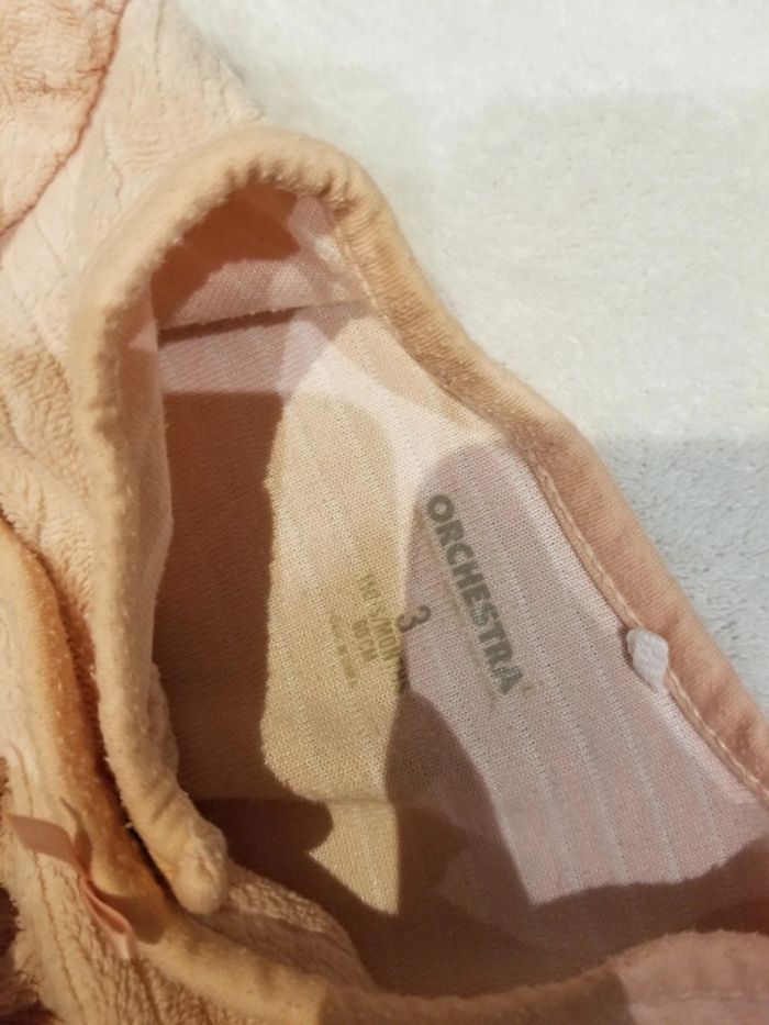 Pyjama renard en velours rose - photo numéro 7