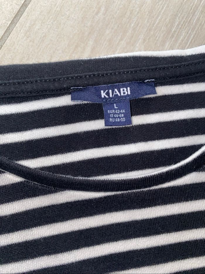 Kiabi t-shirt marinière L - photo numéro 3