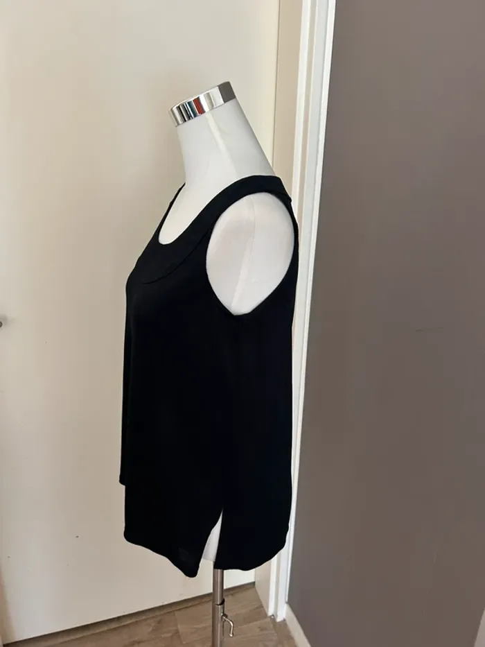 Chacok débardeur, top haut sans manches noir, modèle Liron Taille 1/36 - photo numéro 3