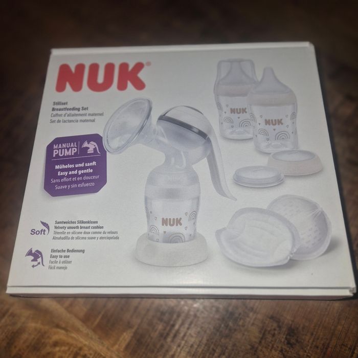 Coffret Tire Lait manuel Perfect Match + 3 biberons 150 ml + coussinets de Nuk