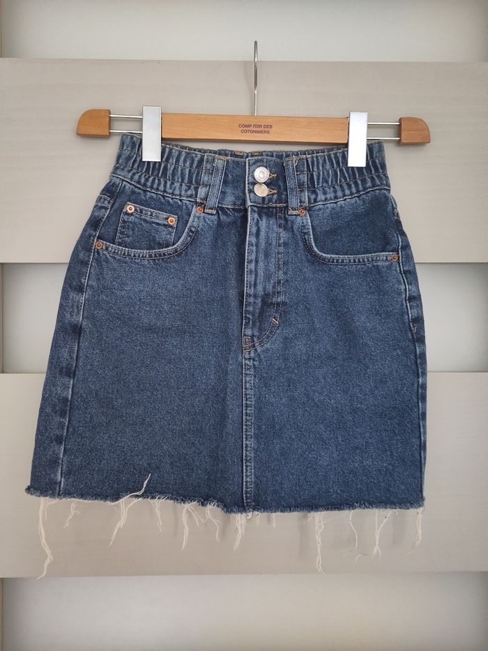 Mini-jupe jupe en jean