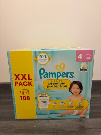 Couches Pampers prenium protection
