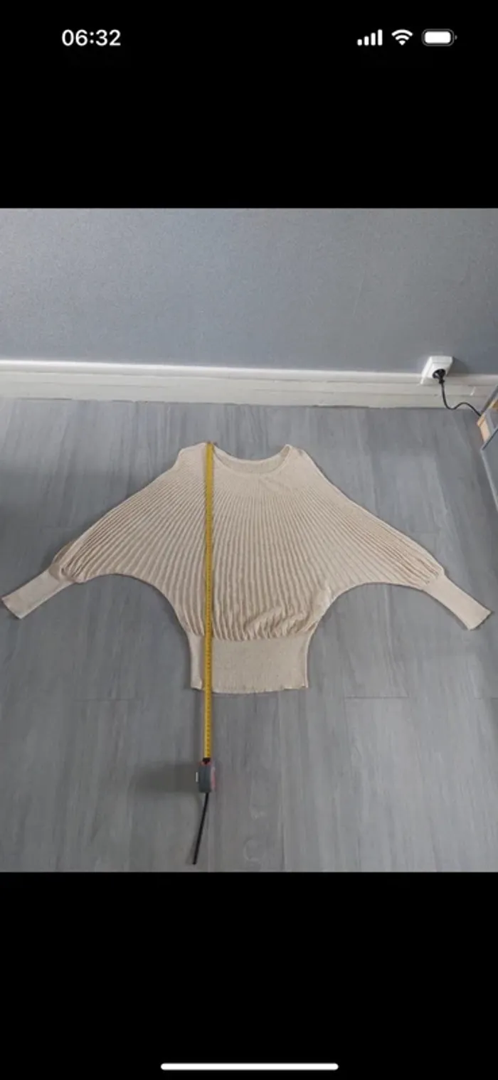 Pull fin et large Andrea's taille M - photo numéro 5