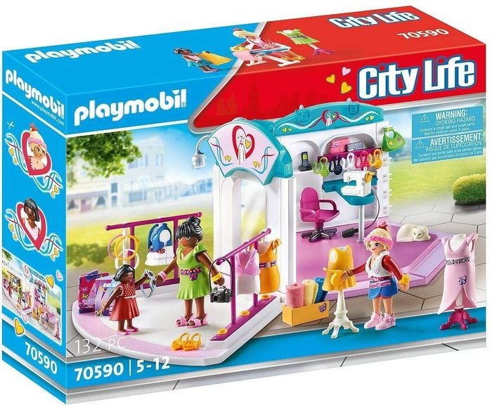 PLAYMOBIL 70590 CITY LIFE Atelier Design de Mode