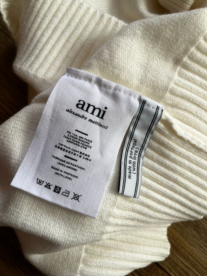 Pull ami Paris blanc - photo numéro 4