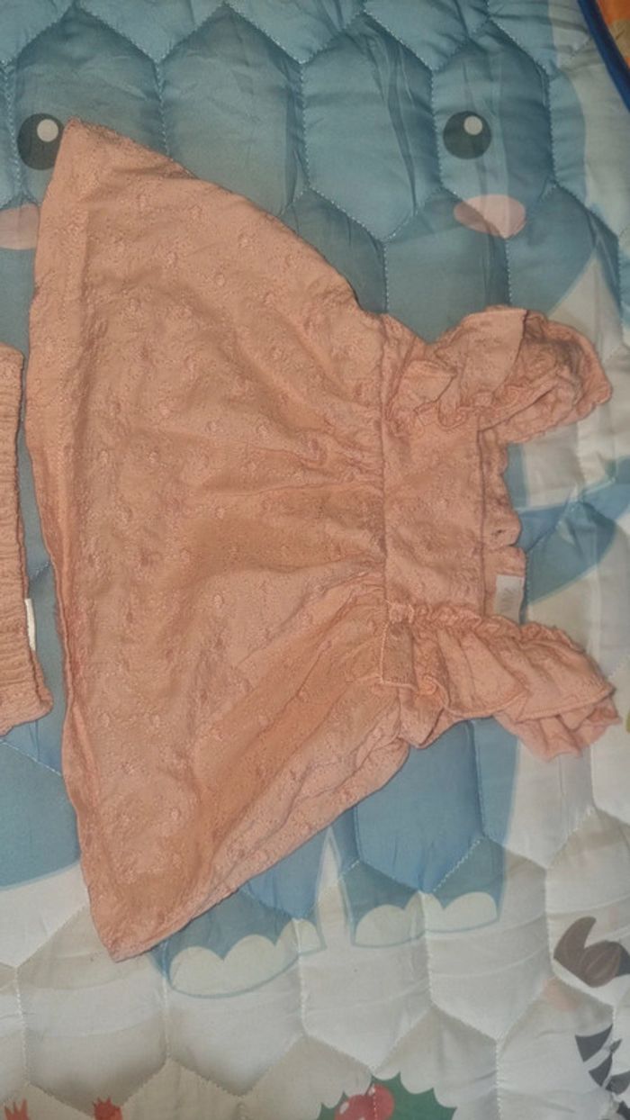 Ensemble Tee-shirt culotte 1/3 mois en très bon état - photo numéro 2