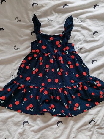 robe cerises 12 mois