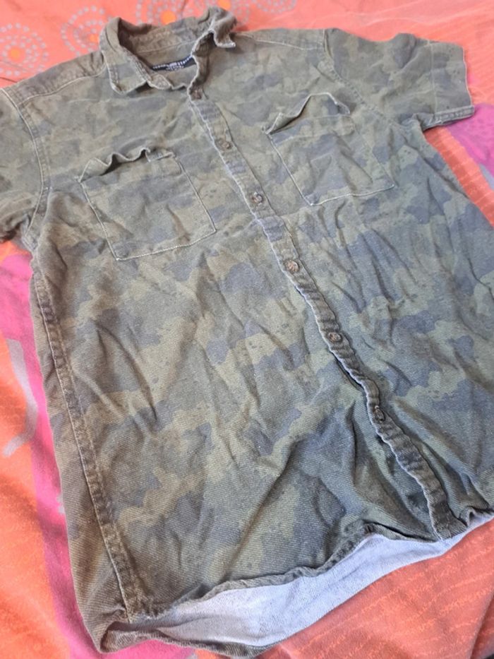 Chemise homme imprimé militaire - photo numéro 2