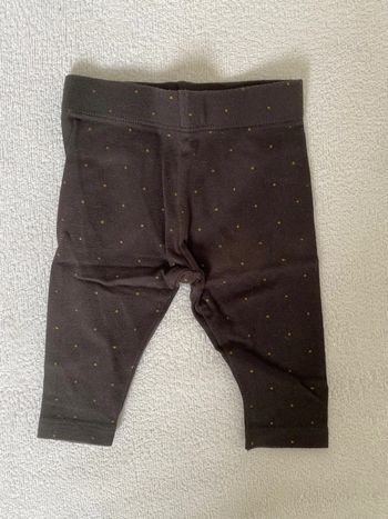 Legging gris à pois 3 mois