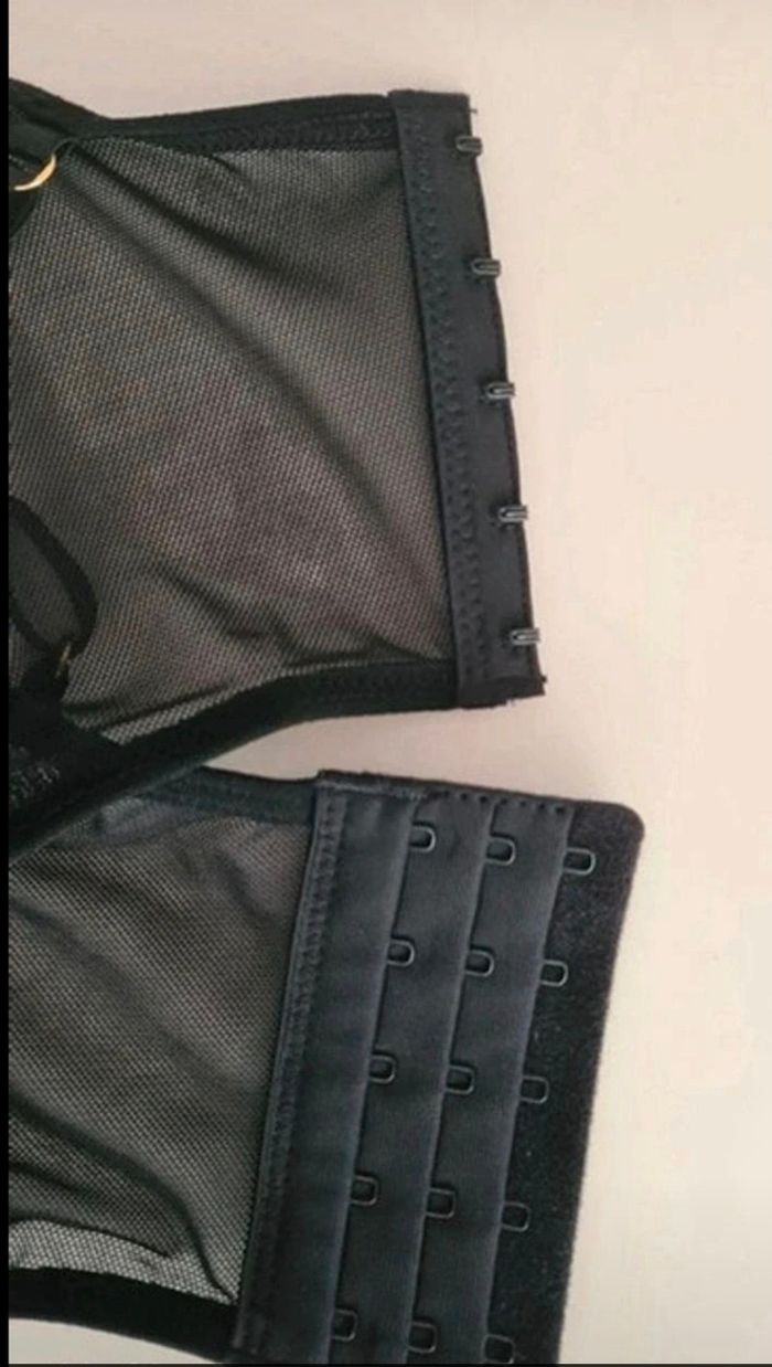 Soutien gorge bustier dentelle dos nageur - photo numéro 3