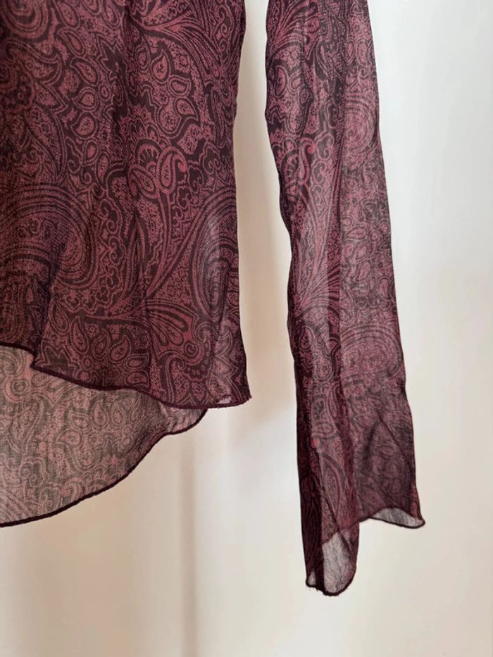 Top manches longues semi-transparent manches longues - photo numéro 4