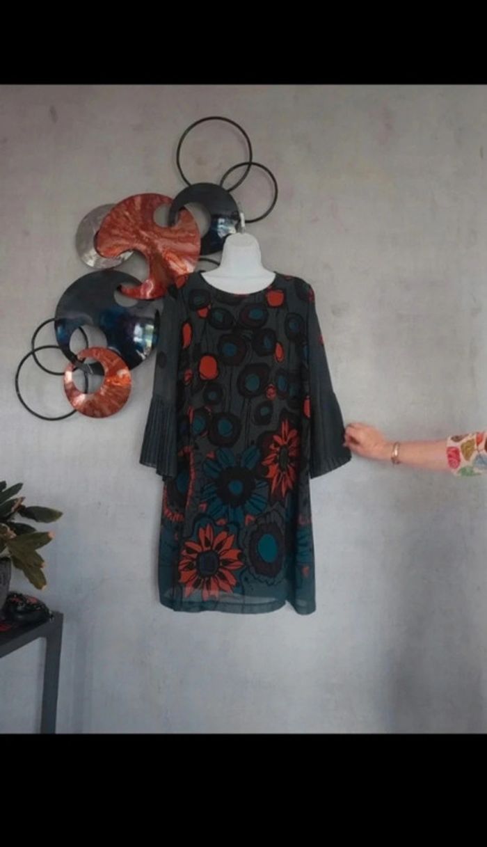 Robe à fleurs La fée maraboutée - photo numéro 2