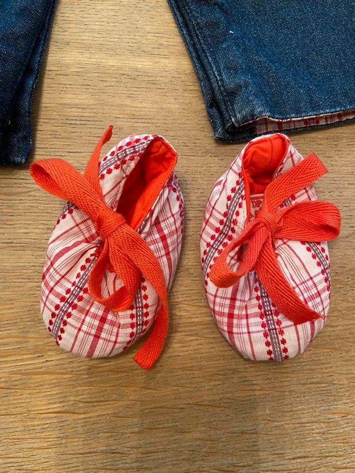 Lot de vêtements et chaussons DPAM taille 3 mois - photo numéro 7