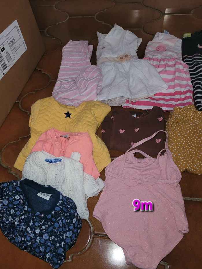 Lot vêtements fille 9-12 mois - photo numéro 7
