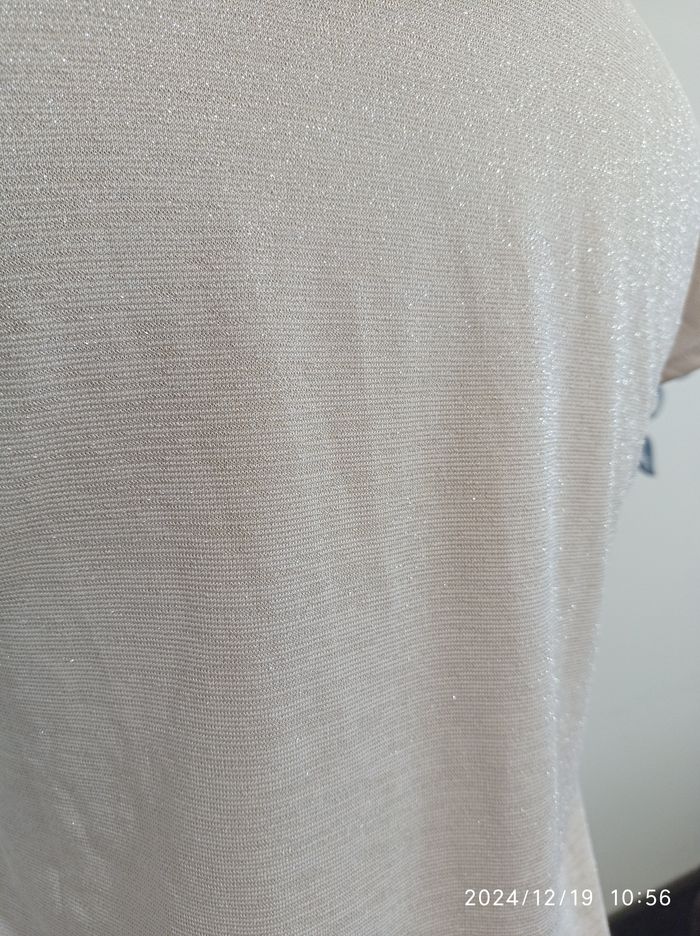 tee shirt doré  de H&M 36 *Spécial FETE* réf 526 P15 - photo numéro 2