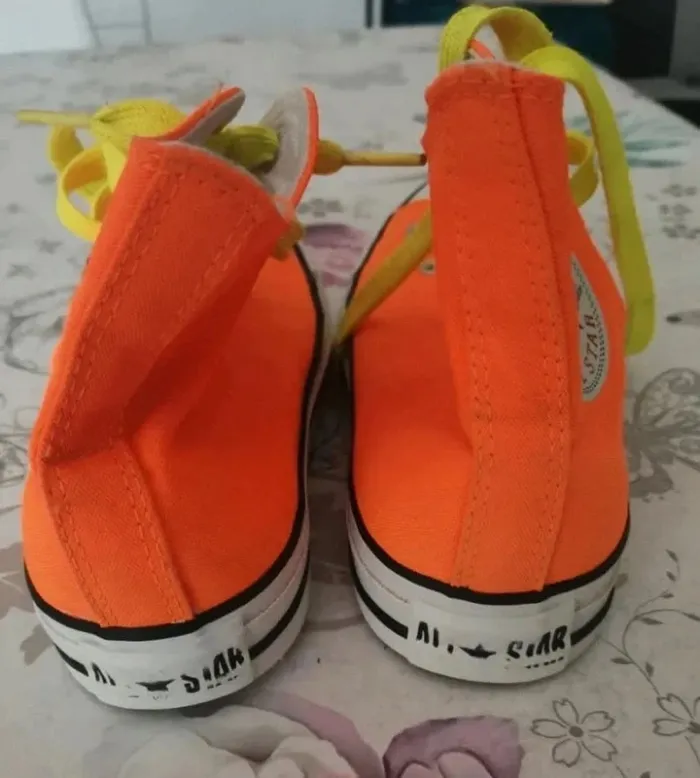 Converse all star orange t 38 - photo numéro 4