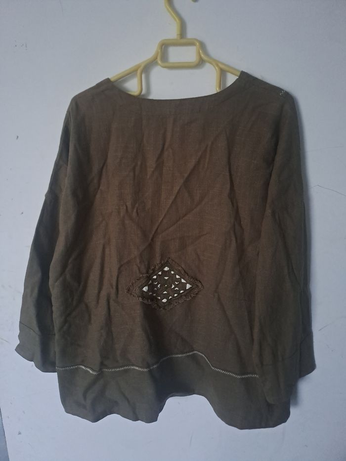 Veste / Gilet Kaki Floresse Taille L - photo numéro 10