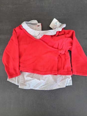 blouse pull obaibi 12 mois