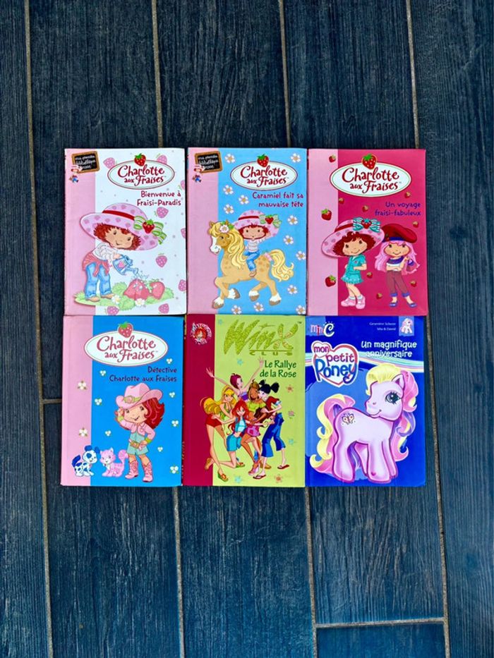 Lot Livres Bibliothèque Rose pour Filles