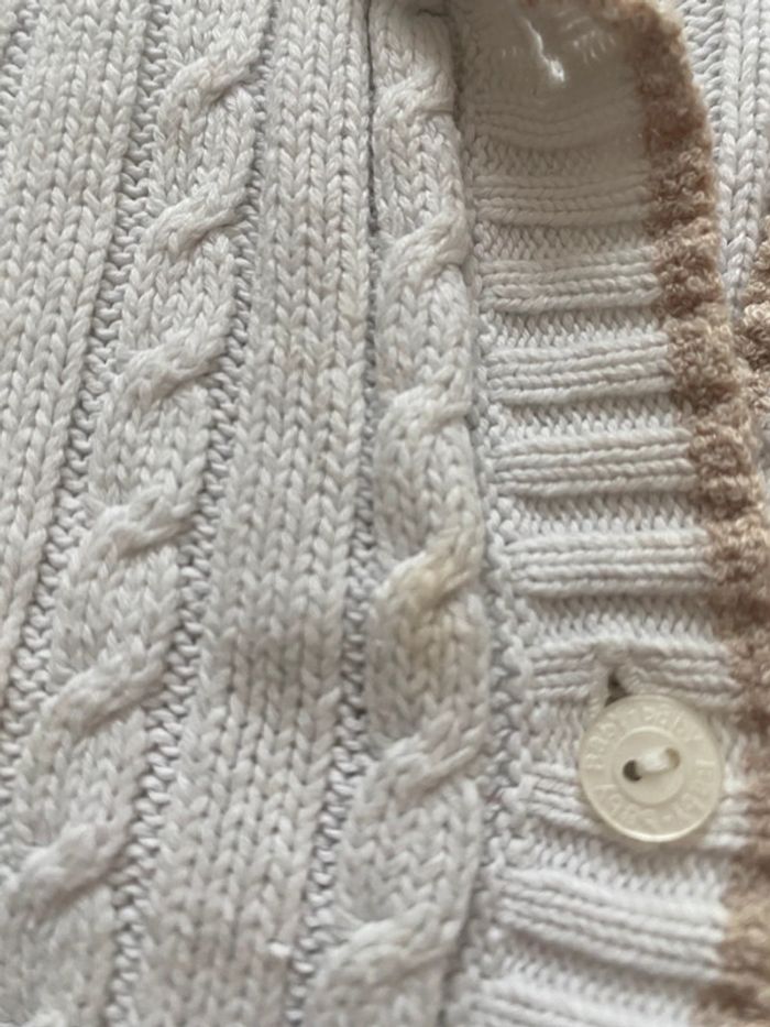 Lot de 2 gilets - 12 mois - Petit Bateau, H&M - TBE - photo numéro 3