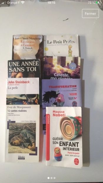 1 Lot de 8 livres