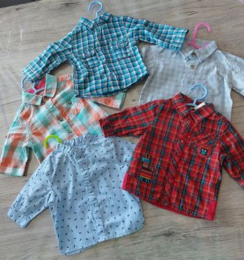 Chemises 3 mois
