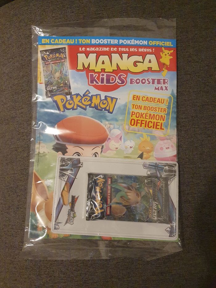 Blister pokemon magazine ultra prisme phyllali mangakid