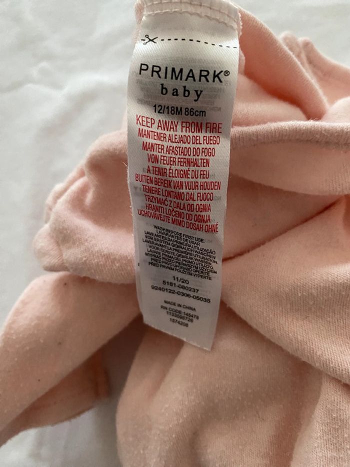 Pyjama 12/18 mois primark - photo numéro 2