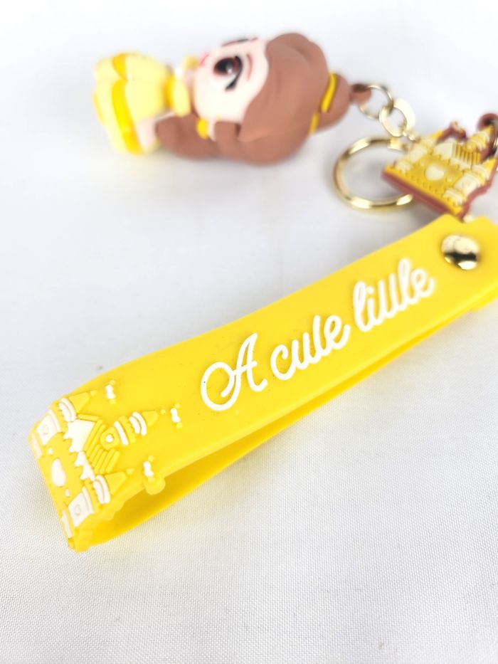 Porte-Clés Figurine BELLE "La Belle et la Bête" Disney Princess Style Kawaii - photo numéro 5