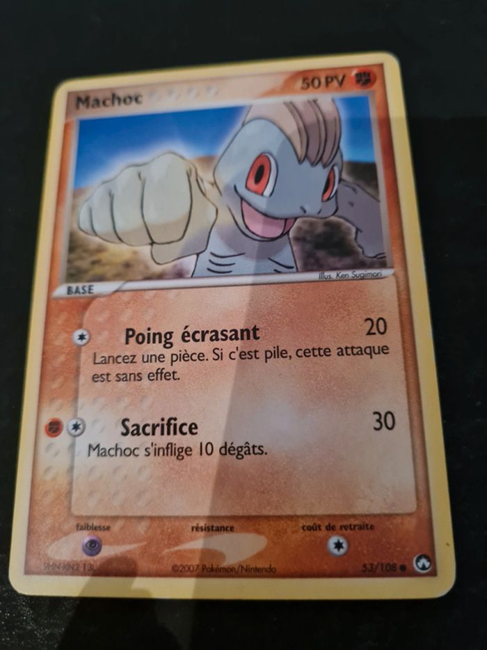 Carte pokémon Machoc 53/108 - photo numéro 1