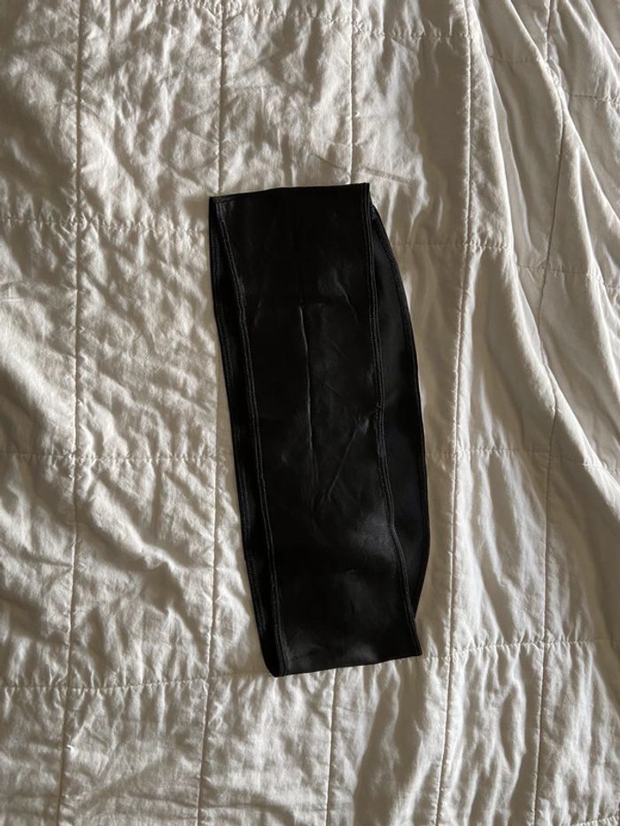 Bandeau noir satiné S - photo numéro 3