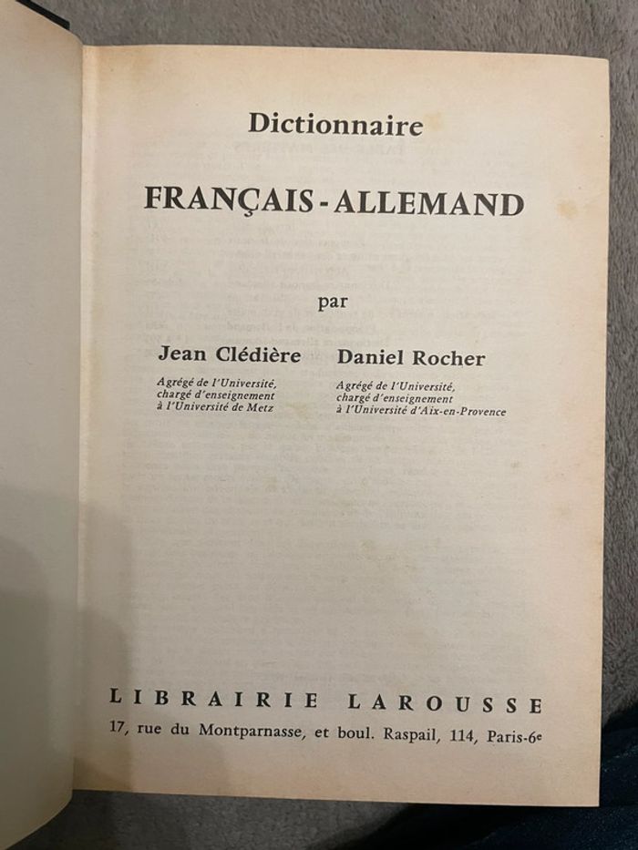 Français-allemand dictionnaire - photo numéro 6