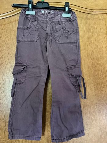 Pantalon fille de couleur violet