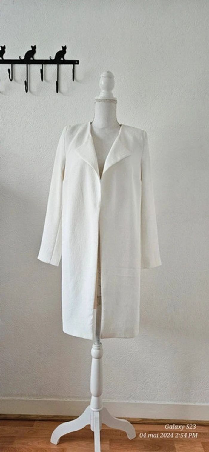 Veste drapée mi longue kookaï