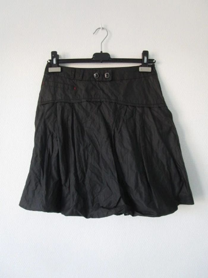 Jupe noire toile enduite Voodoo 36 TBE - photo numéro 6
