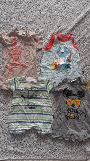 Lot de 4 combo short 3 mois