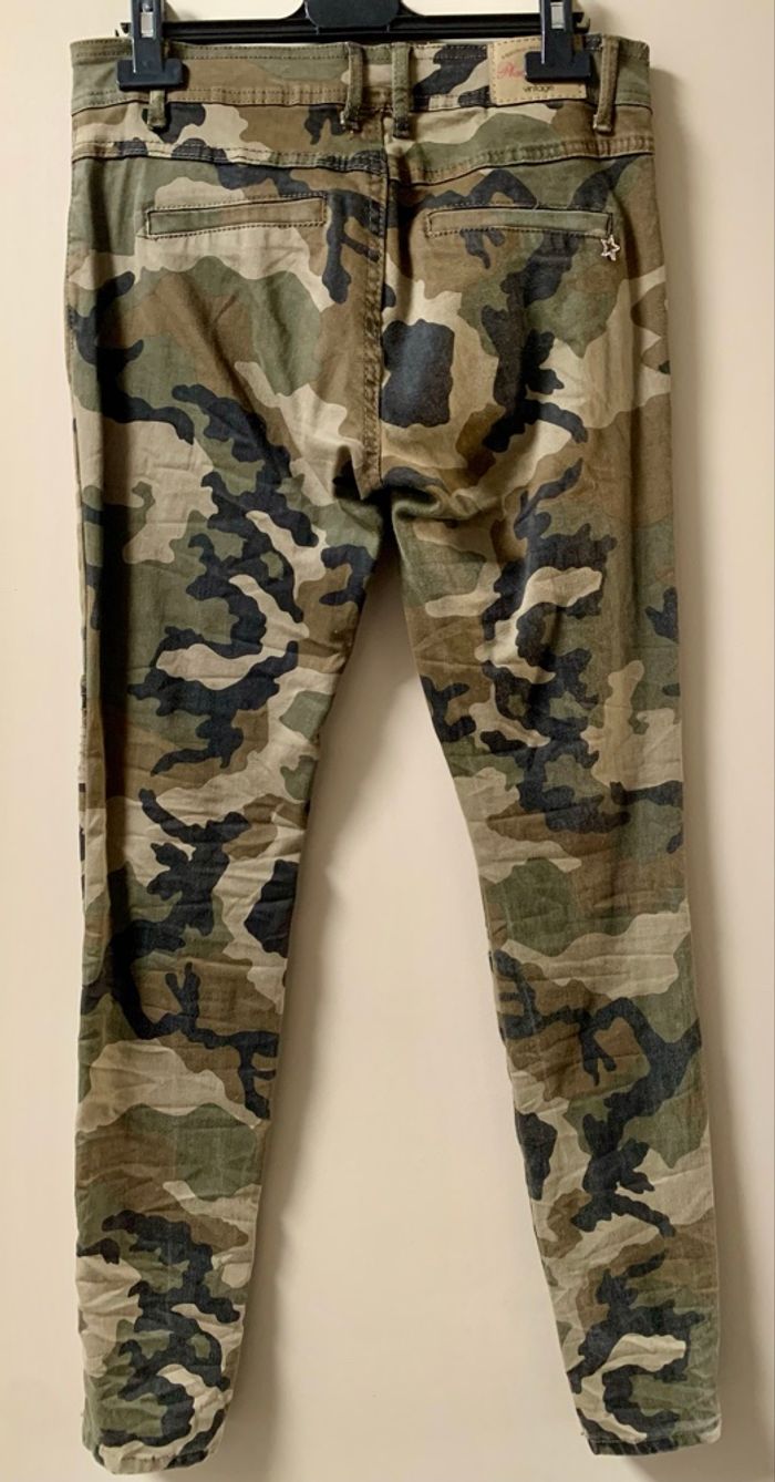 Pantalon imprimé camouflage - photo numéro 3