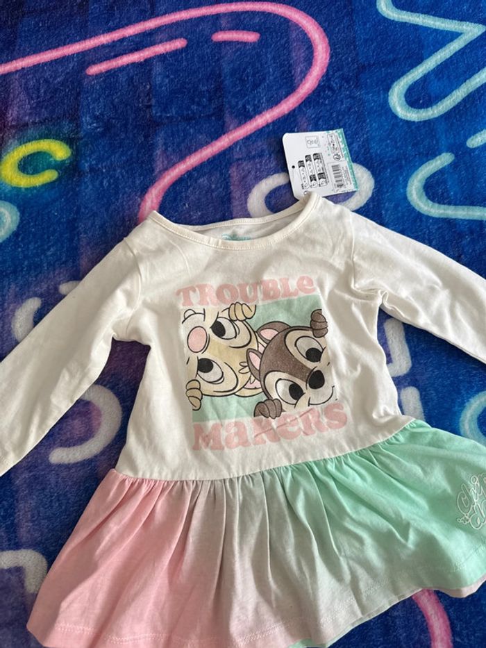 Magnifique robe Disney 6 mois tic et tac neuve - photo numéro 3