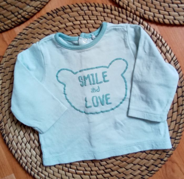 Ensemble pantalon + body + chapeau + tee shirt offert Orchestra taille 1 mois - photo numéro 7