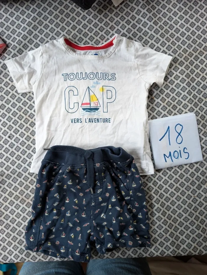 Tenue marin bébé garçon 18 mois