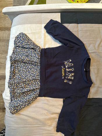 Robe manche longue 24 mois