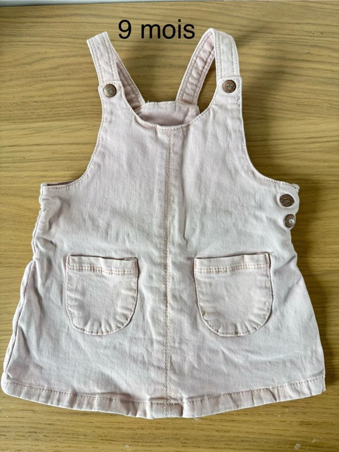 Robe jean rose