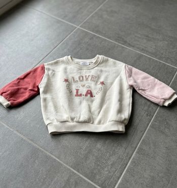 Sweat "Love L.A." – Style Color-block & Girly